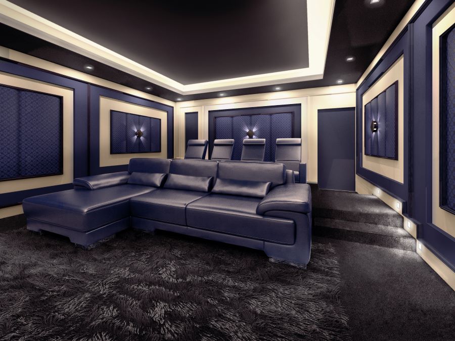 The Creation of a High-Quality, Custom-Designed Home Theater